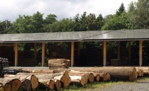 Lagerhallen mit Photovoltaikanlage